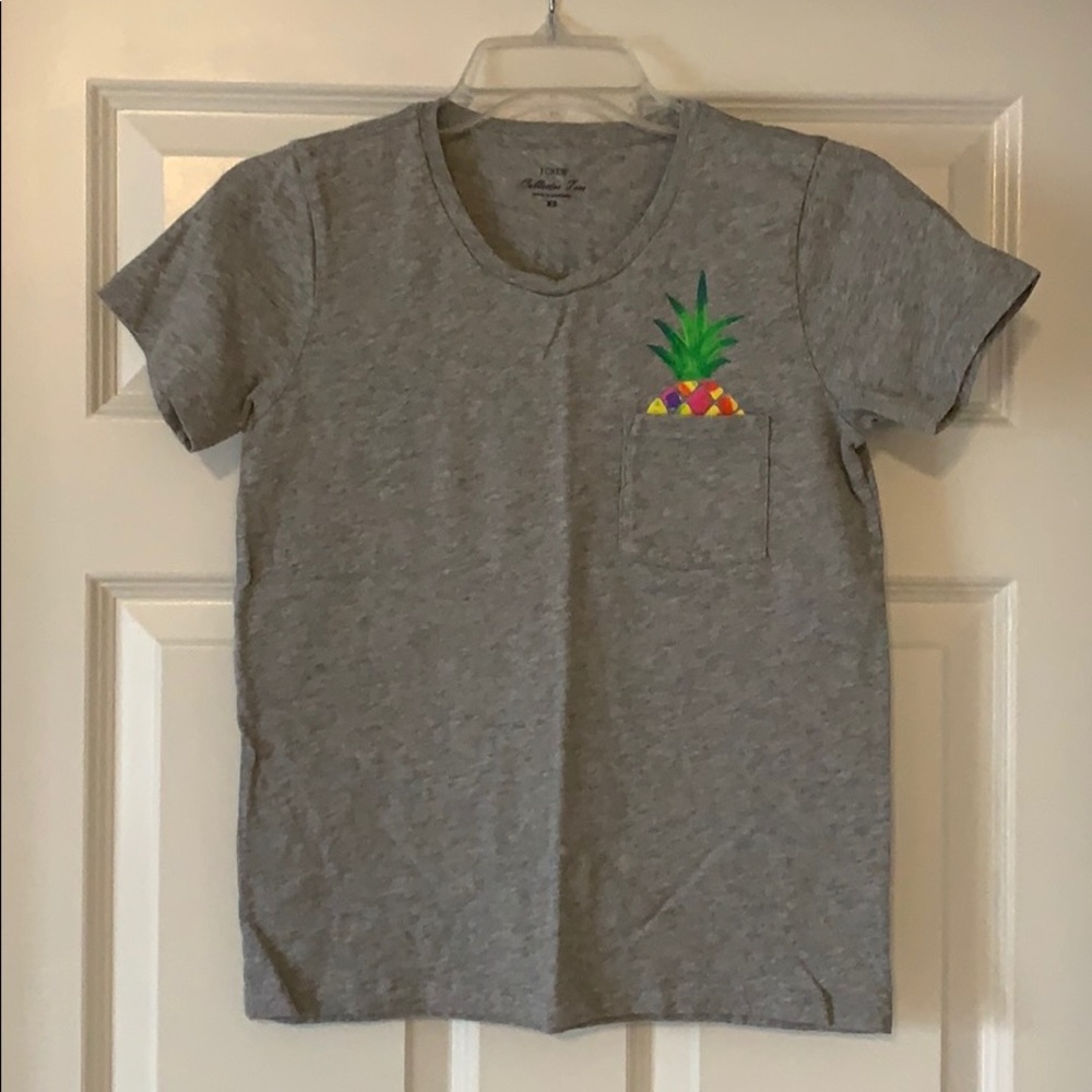 Jcrew Factory pineapple pocket tee